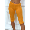 Legging court tout doux orange - 5