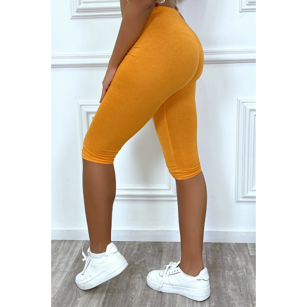 Legging court tout doux orange - 6