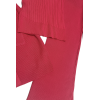 Ensemble 3 pièces gilet débardeur et pantalon palazzo fuchsia  - 6