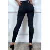 Jeans slim marine taille haute - 14