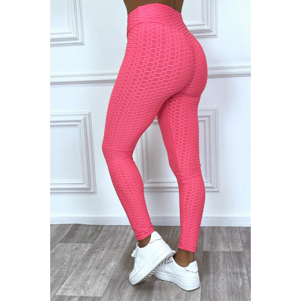 Legging push-up corail anti cellulite effet minceur - 1