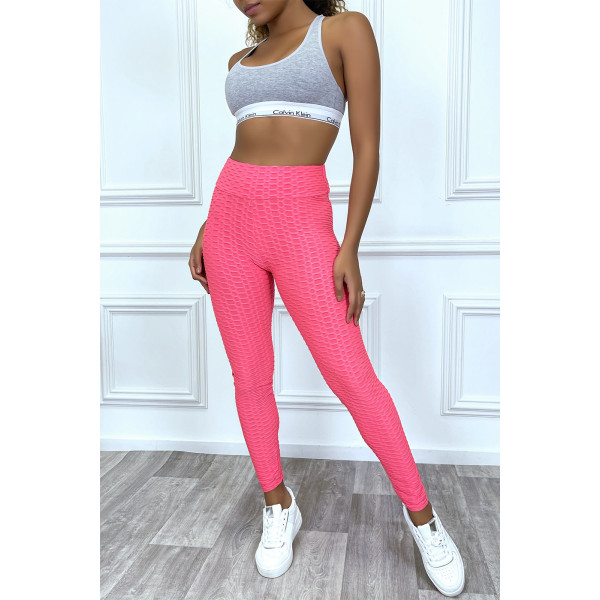 Legging push-up corail anti cellulite effet minceur - 4