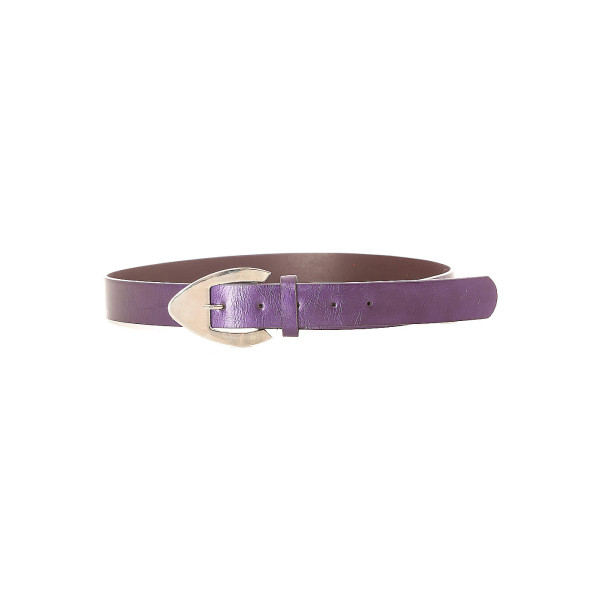 Ceinture femme en violet avec boucle métallisé. mh-020 - 2