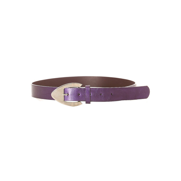 Ceinture femme en violet avec boucle métallisé. mh-020 - 4