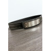 Ceinture noir avec longue boucle rectangulaire - 2