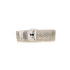 Ceinture élastique Blanche et argentée - BG - P045 - 3