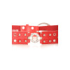 Ceinture Rouge effet troué avec des strass. Accessoire BG-P016 - 6