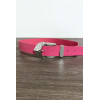 Ceinture femme en fuchsia avec joli boucle en métal CE606 - 4