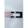 Ceinture rose avec boucle argenté - 1