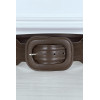 Ceinture tendance marron en simili - 2