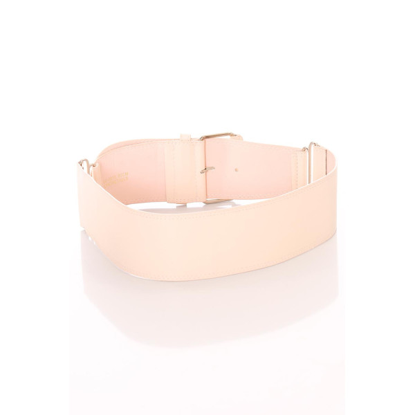 Ceinture rose large, boucle rectangle et attaches. SG-0418 - 2