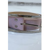 Ceinture rose en simili à boucle rectangulaire - 8