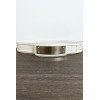 Ceinture blanche avec longue boucle rectangulaire - 1