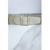 Grosse ceinture beige. Ceinture femme - 1