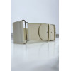 Grosse ceinture beige. Ceinture femme - 3