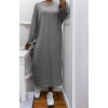 Robe simple gris - 2