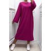 Robe simple fuchsia - 1