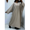 Abaya grise over size (36-52) coupe kimono - 2