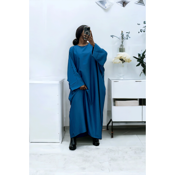 Abaya bleu over size (36-52) coupe kimono - 1