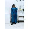 Abaya bleu over size (36-52) coupe kimono - 1