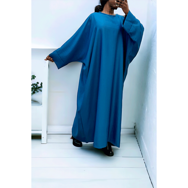 Abaya bleu over size (36-52) coupe kimono - 2