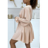 Robe patineuse rose - 1