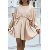 Robe patineuse rose - 3