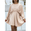 Robe patineuse rose - 4