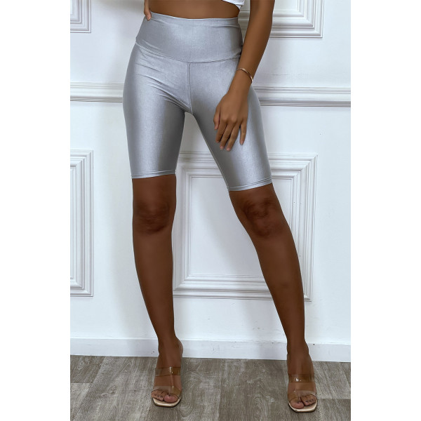 Cycliste de sport tendance gris brillant - 1