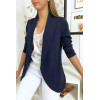 Veste Blazer marine col châle avec poches. Blazer femme 1526 - 2