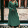 Abaya Rania verte  - 2