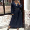 Abaya Rania marine - 3